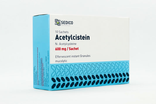 Acetylcistein 600 mg Effervescent Powder - 10 Sachets