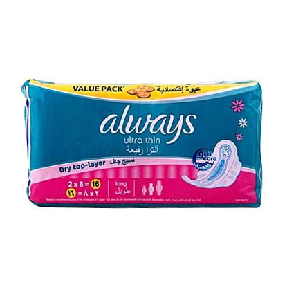 Always Ultra-Thin Long - 16pcs
