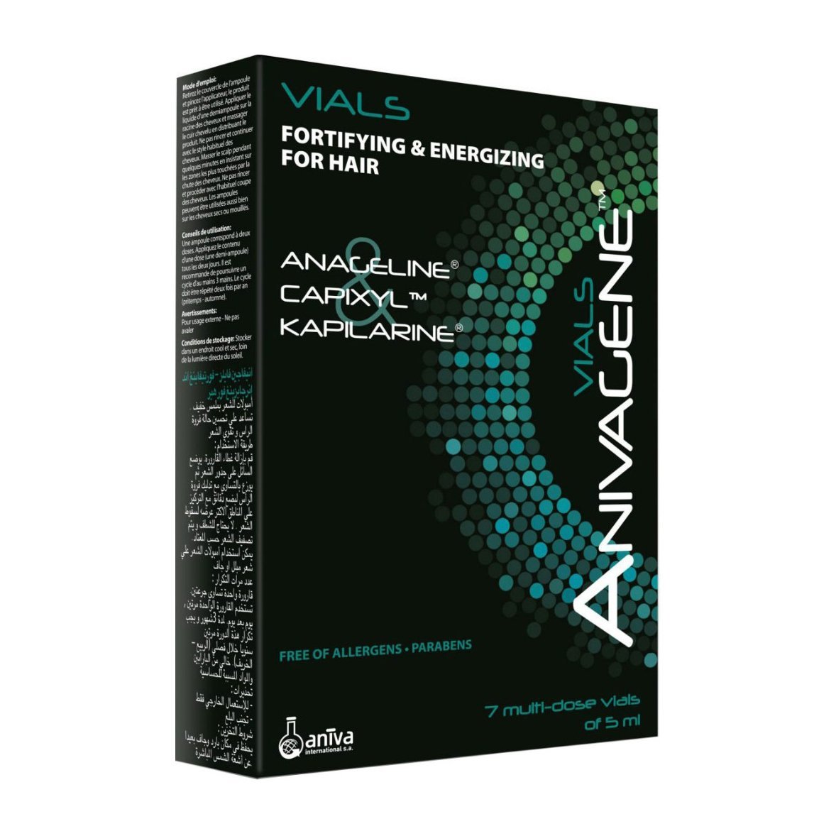 Anivagene Vials Fortifying & Energizing For Hair - 7 Vials X 5ml