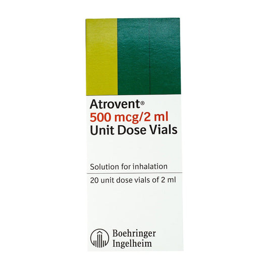 Atrovent Inhalation Solution 500 mcg-2 ml - 20 Vials