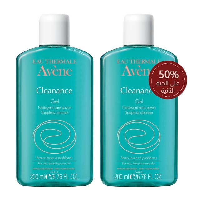 Avene Cleanance Gel Deep Cleanser For Oily Skin - 200ml (50% Off On Second)