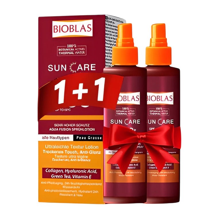 Bioblas Sun Care Offer 1+1 Aqua Fusion Lotion Spray SPF 50+ For All Skin Types - 75ml