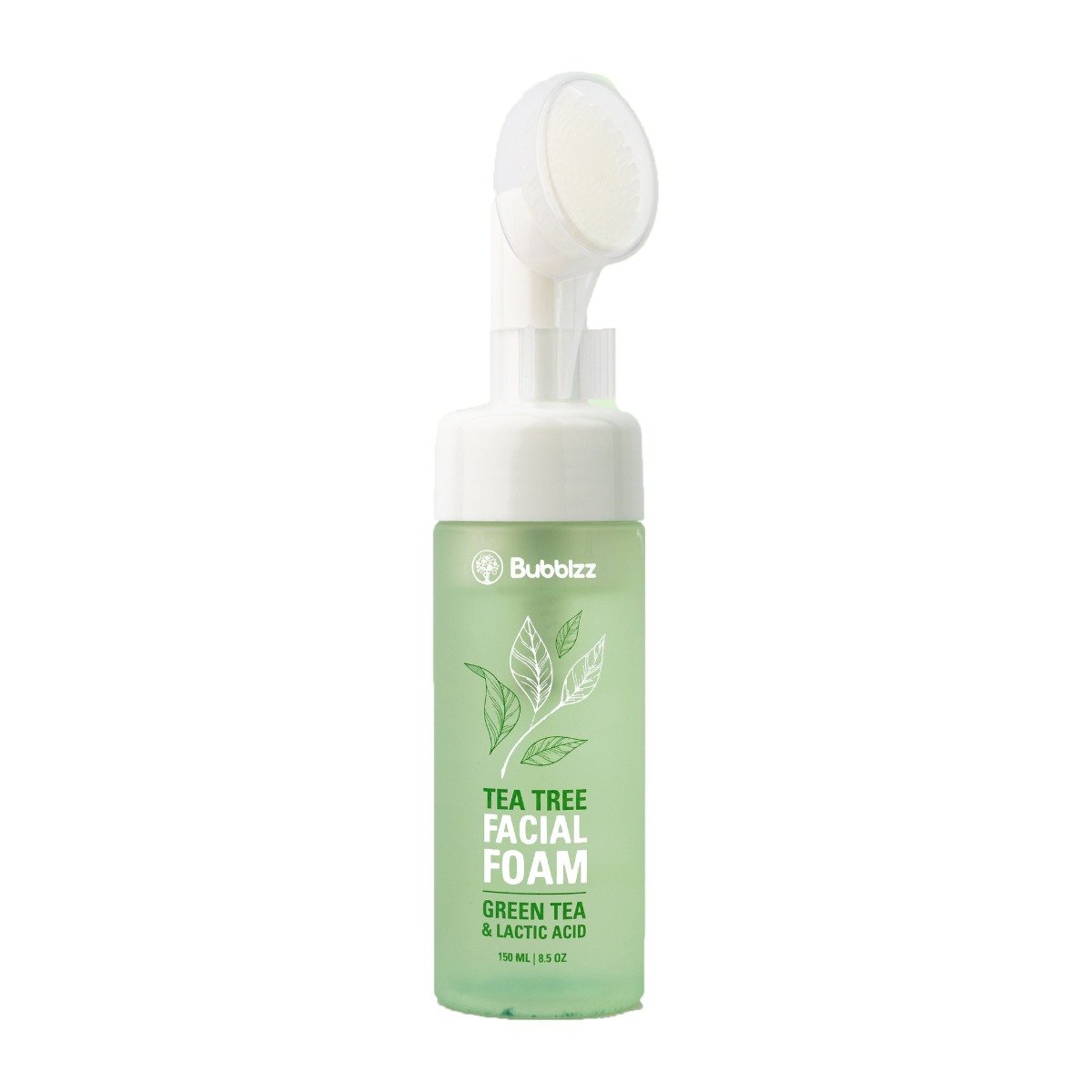 Bubblzz Tea Tree Green Tea & Lactic Acid Facial Foam - 150ml