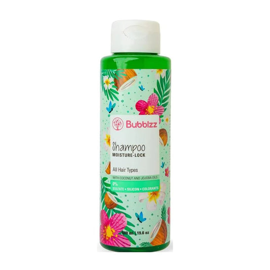 Bubblzz Moisture Lock For All Hair Types Shampoo - 500ml