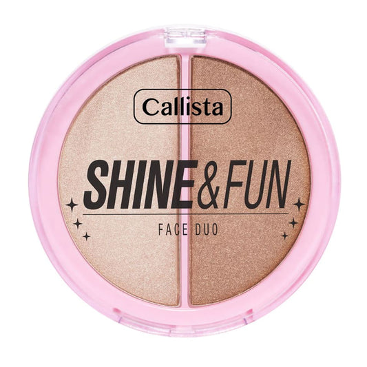 Callista Shine & Fun Face Duo Blush & Highlighter - 100 Sparkle Crew