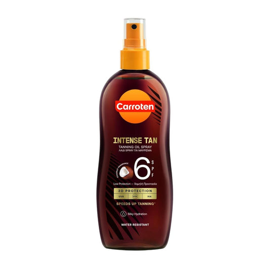 Carroten Intense Tan Tanning Oil Spray SPF6 - 200ml