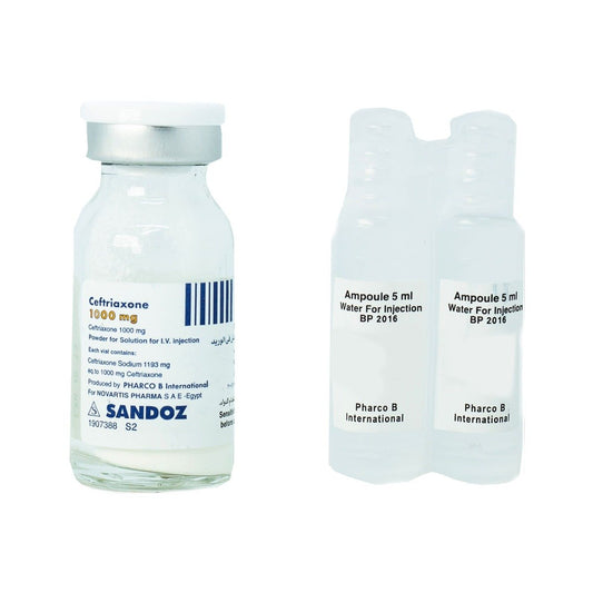 Ceftriaxone 1 gm IV - 1 Vial