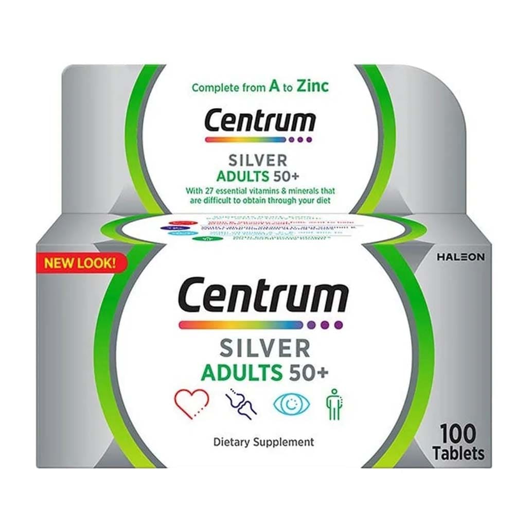 Centrum 50+ Silver - 100 Tablets