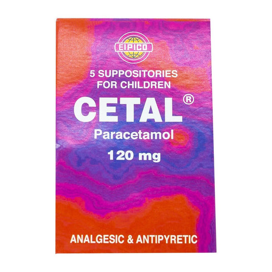 Cetal 120 mg - 5 Suppositories