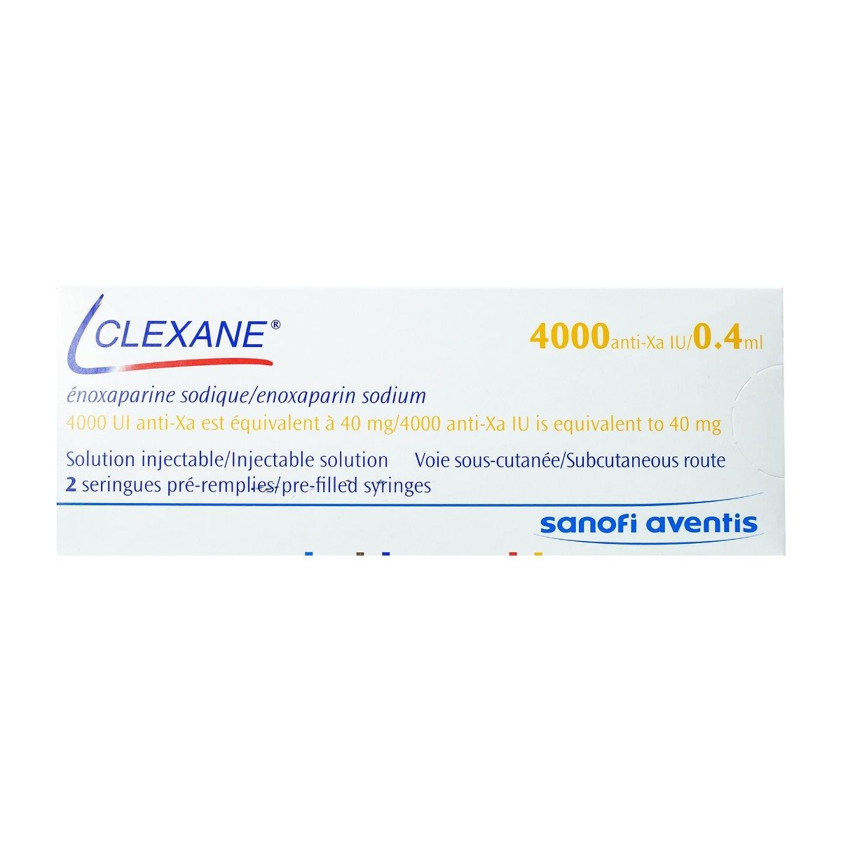 Clexane 40 mg-0.4 ml - 2 Syringes