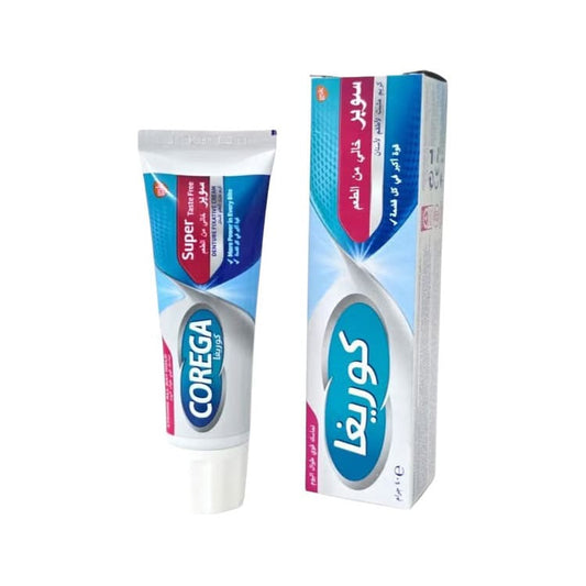 Corega Super Taste Free Denture Fixative Cream - 40g