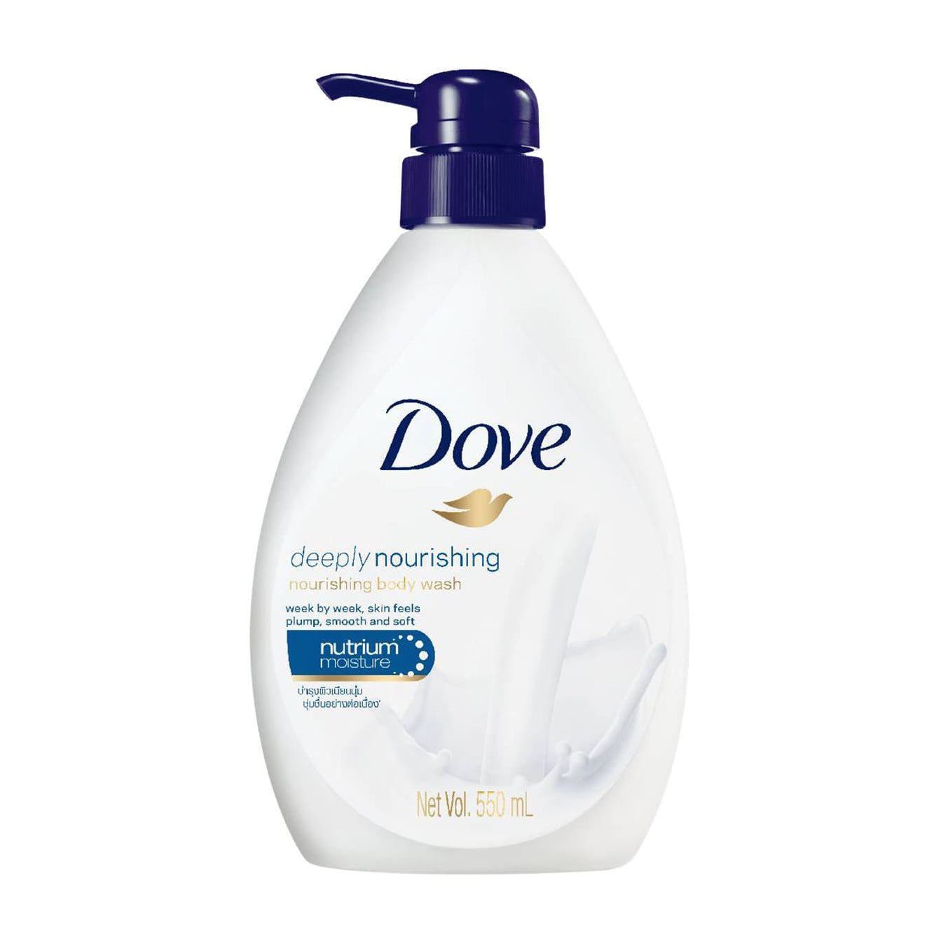 Dove Deeply Nourishing Pump Body Wash - 550ml