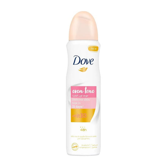 Dove Even Tone with Vitamin B3 48H Antiperspirant Deodorant Spray - 150ml