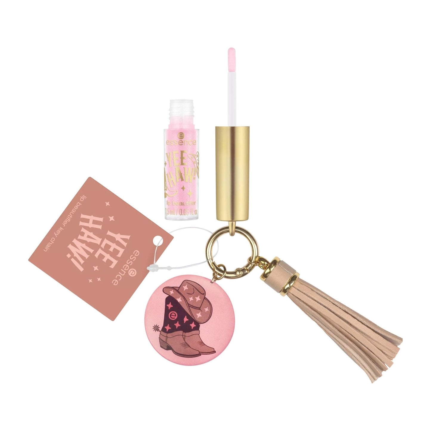 Essence Yee Haw Lip Beautifier Key Chain - 01 Boots On - 1.5ml