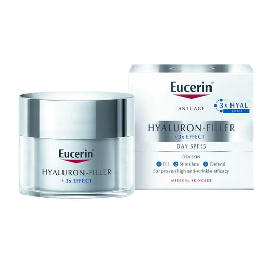 Eucerin Hyaluron Filler Day SPF 15 Cream For Dry Skin - 50ml