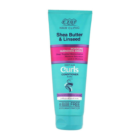 Eva Hair Clinic Shea Butter & Linseed Curls Conditioner - 230ml