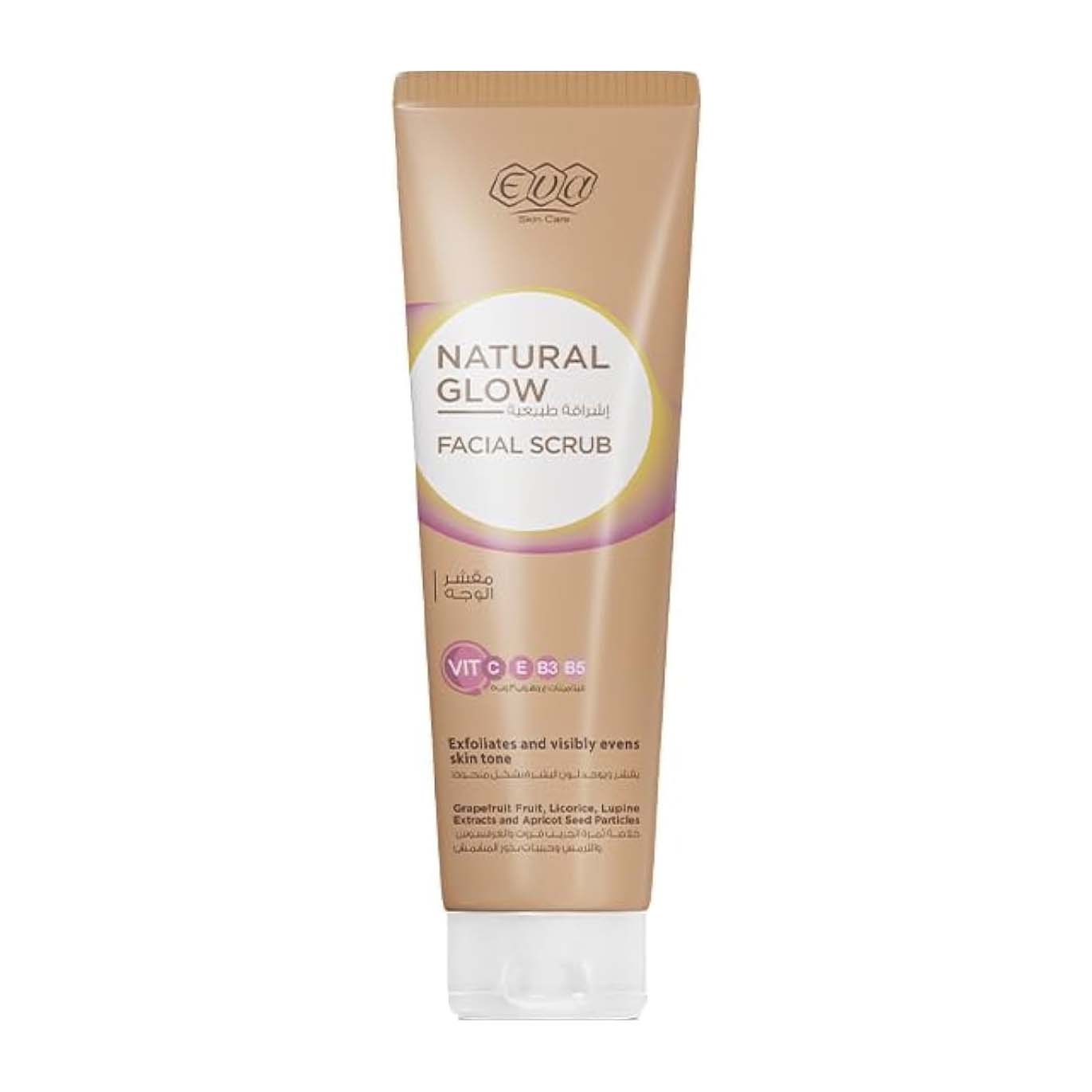 Eva Natural Glow Facial Scrub - 100gm