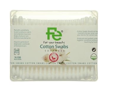 Fe Cotton Swabs Softness 200 Pcs