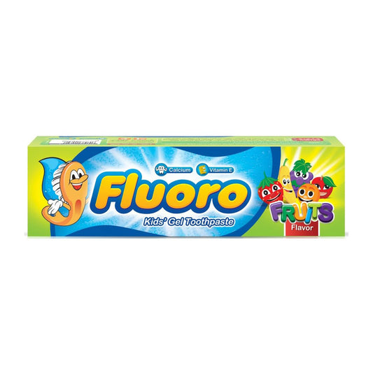 Fluoro Kids Fruits Gel Toothpaste - 50gm