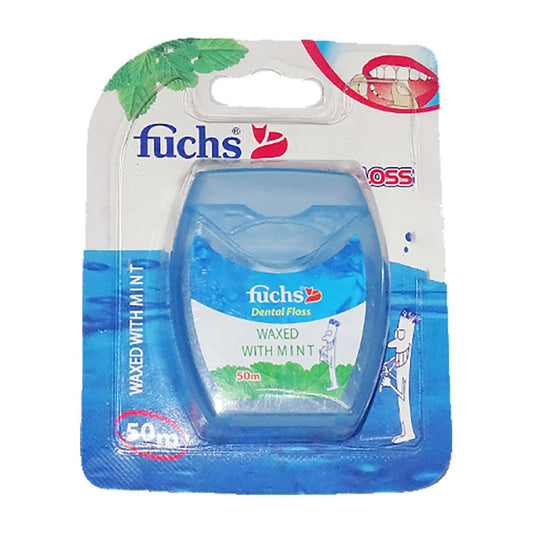 Fuchs Dental Floss Waxed Mint - 50m