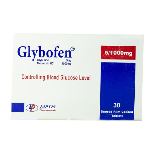 Glybofen 5 mg-1000 mg - 30 Tablets