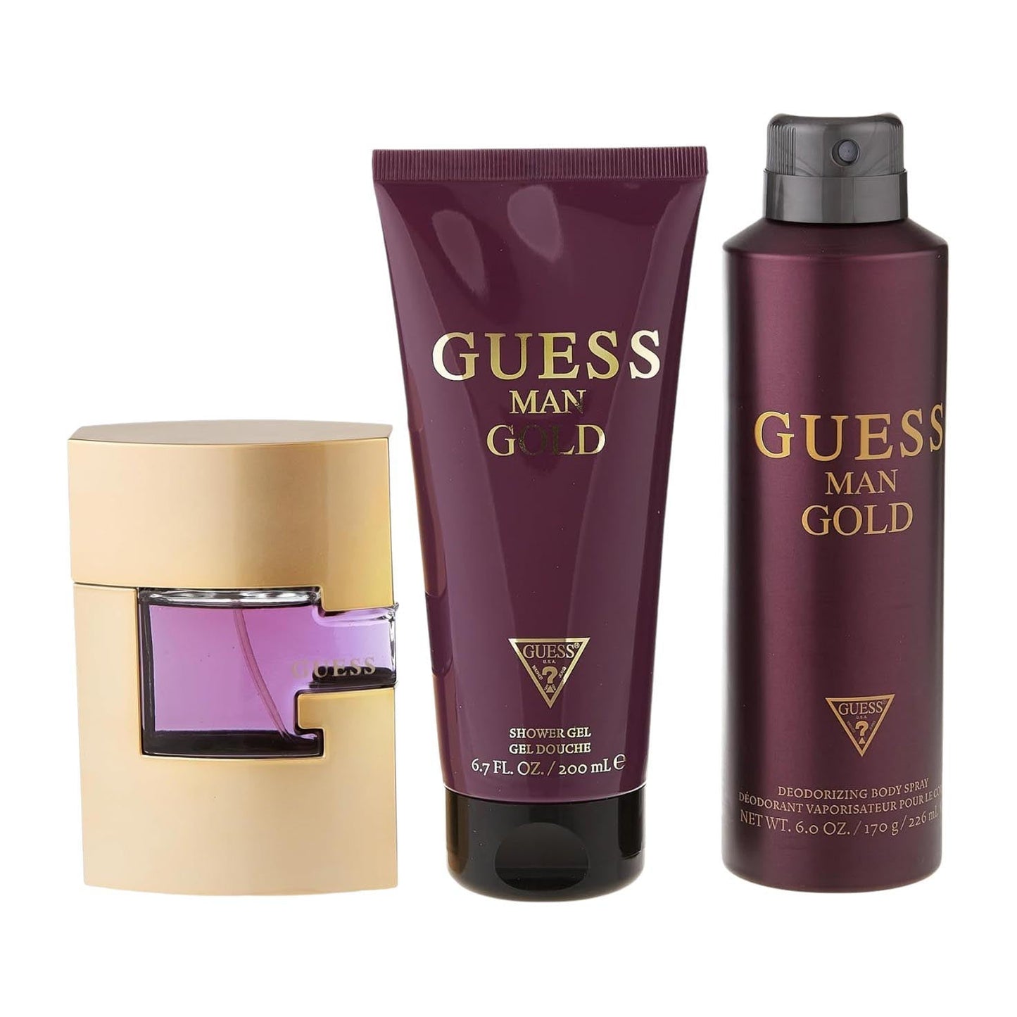 Guess Man Gold EDT For Men Gift Set