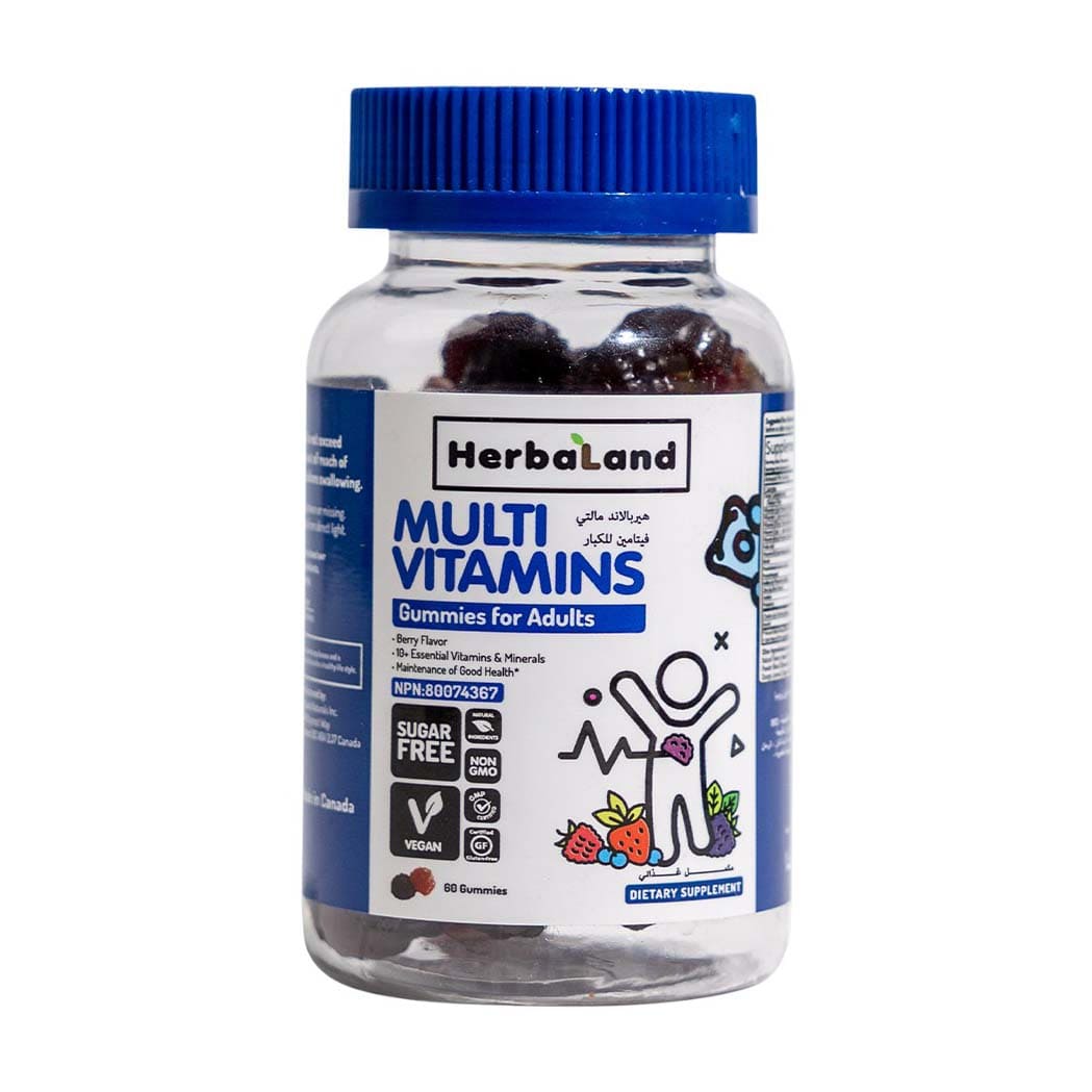 Herbaland Multi Vitamins Gummies For Adults - 60 Gummies