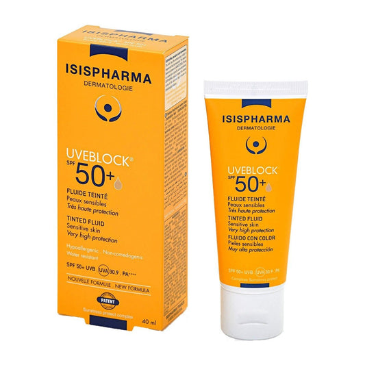 Isis Pharma Uveblock SPF 50+ Medium Tinted Fluid - 40ml