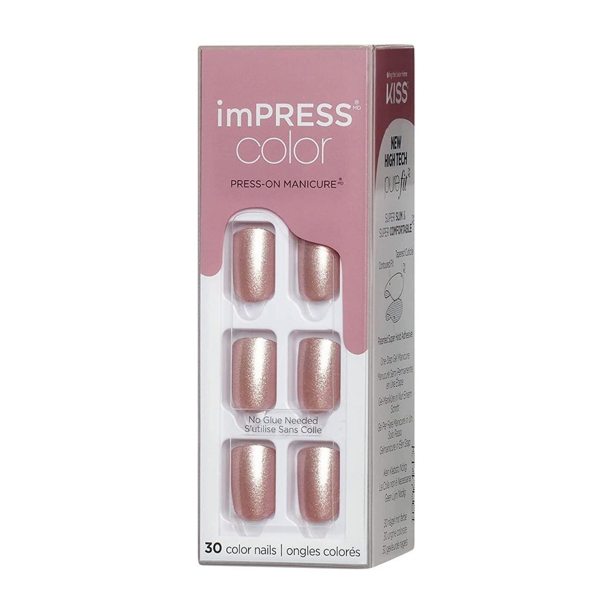 Kiss Impress Color 004 Champagne Pink Nails - 83743