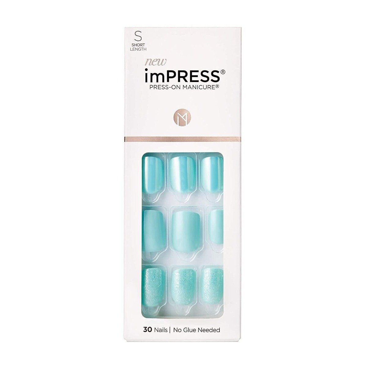 Kiss Impress Short Rain Check Nails - 83773