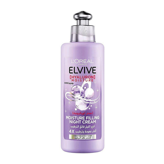 L'Oreal Elvive Hyaluron Moisture Filling Night Hair Cream - 200ml