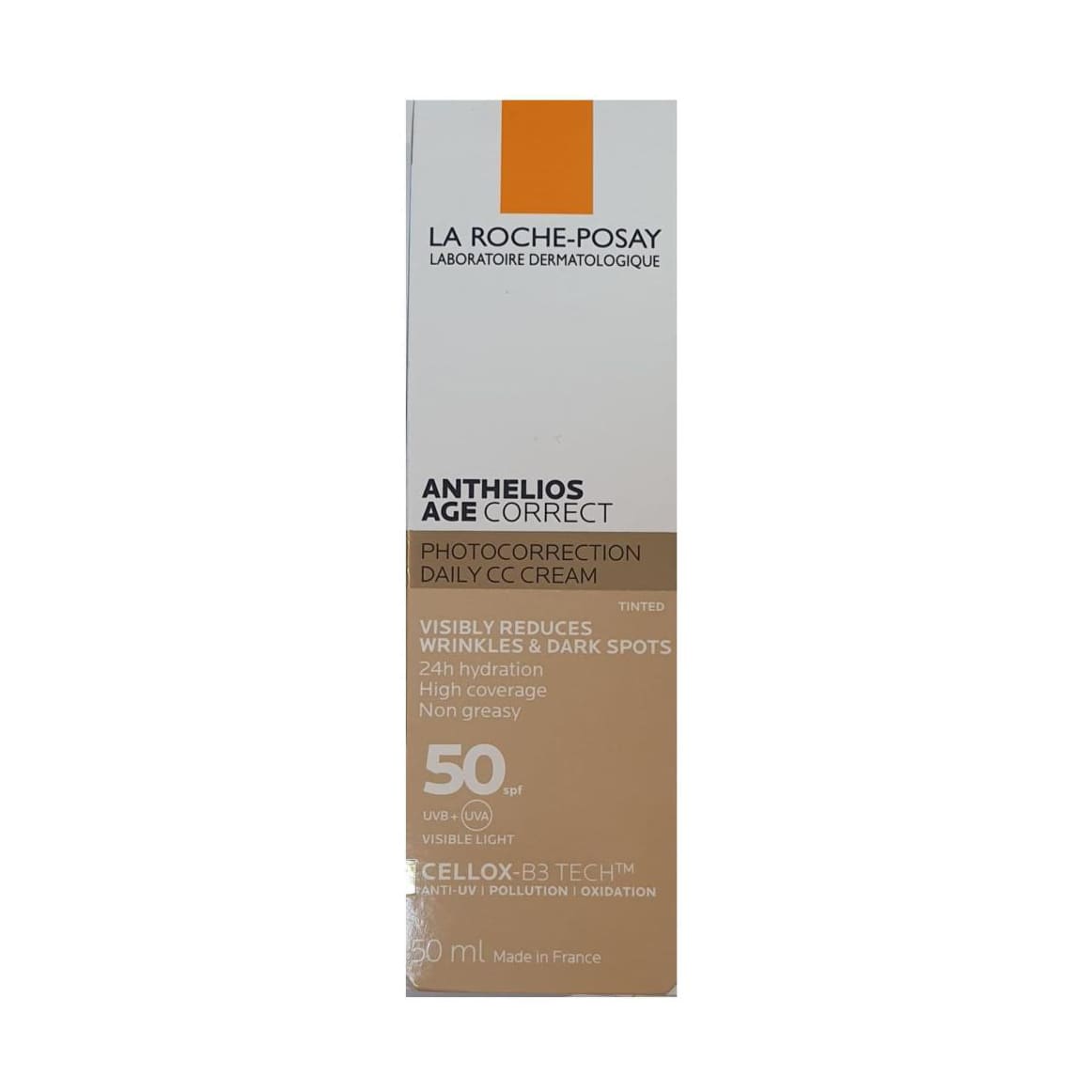 La Roche-Posay Anthelios Age Correct Tinted SPF 50+ Cream - 50ml