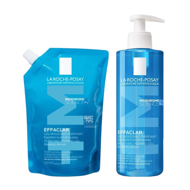 La Roche-Posay Effaclar Purifying Foaming Gel Value Set - 2 Pcs
