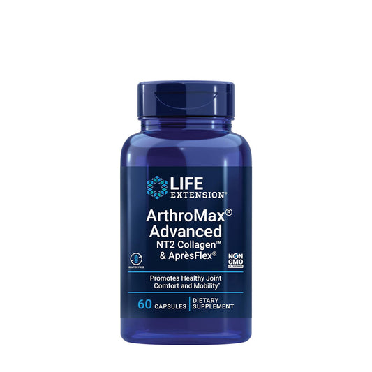 Life Extension ArthroMax® Advanced with NT2 Collagen™ & AprèsFlex® (60 Capsules)