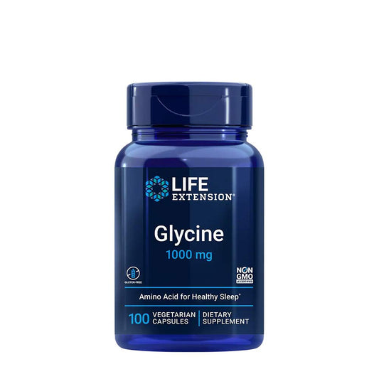 Life Extension Glycine 1000 mg (100 Veg Capsules)