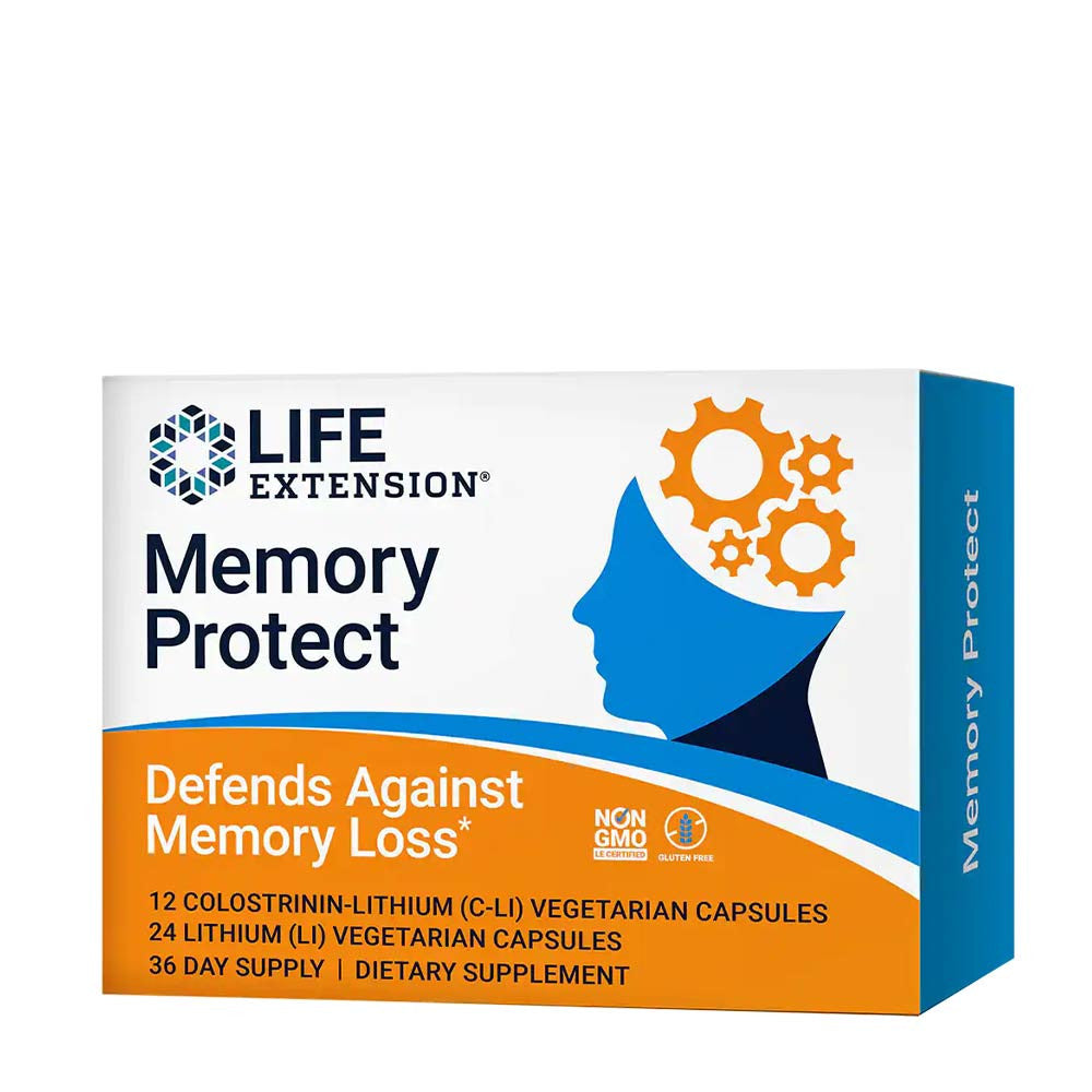 Life Extension Memory Protect (12 + 24 Veg Capsules)