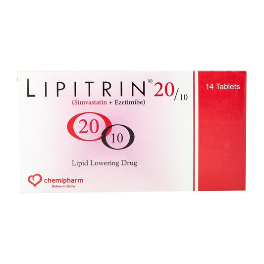 Lipitrin 10 mg-20 mg - 14 Tablets