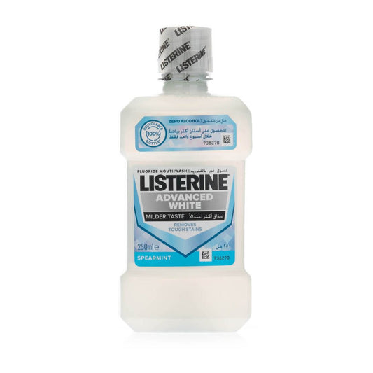 Listerine Advanced White Milder Taste Fluoride Mouthwash
