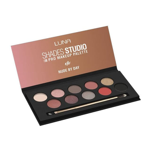 Luna Shades Studio Nude By Day Eyeshadow Palette - 10 Shades
