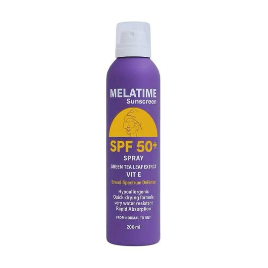Melatime Sunscreen SPF 50 + Spray - 200ml