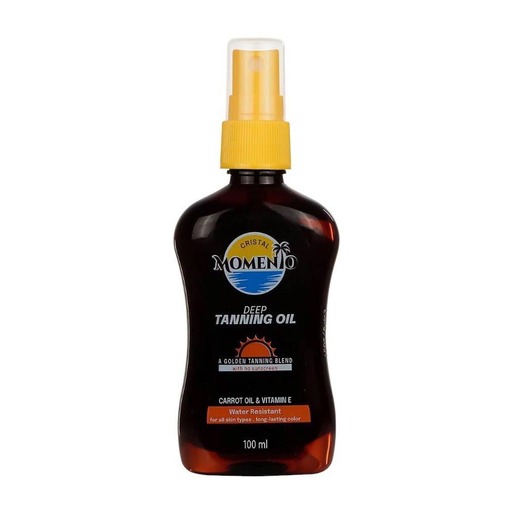 Momento Deep Tanning Oil With Carrot Oil & Vitamin E - 100ml