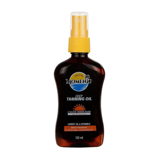 Momento Deep Tanning Oil With Carrot Oil & Vitamin E - 100ml