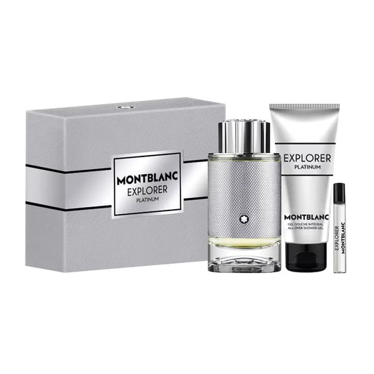 Montblanc Explorer Platinum EDP For Men Gift Set