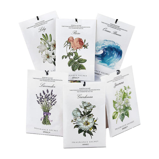 Myaro Scented Sachets - 12 Packs - 6 Different Scents