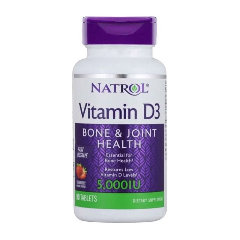 Natrol Vitamin D3 Bone & Joint 5000 IU - 90 Tablets