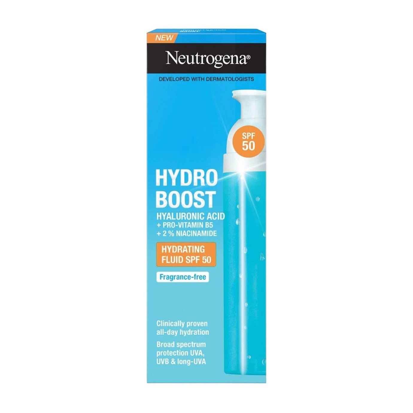 Neutrogena Hydro Boost Fluid SPF50 Hydrating Gel - 50ml