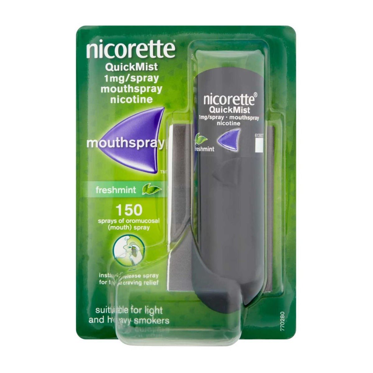 Nicorette Quick Mist Freshmint Mouth Spray - 150 sprays