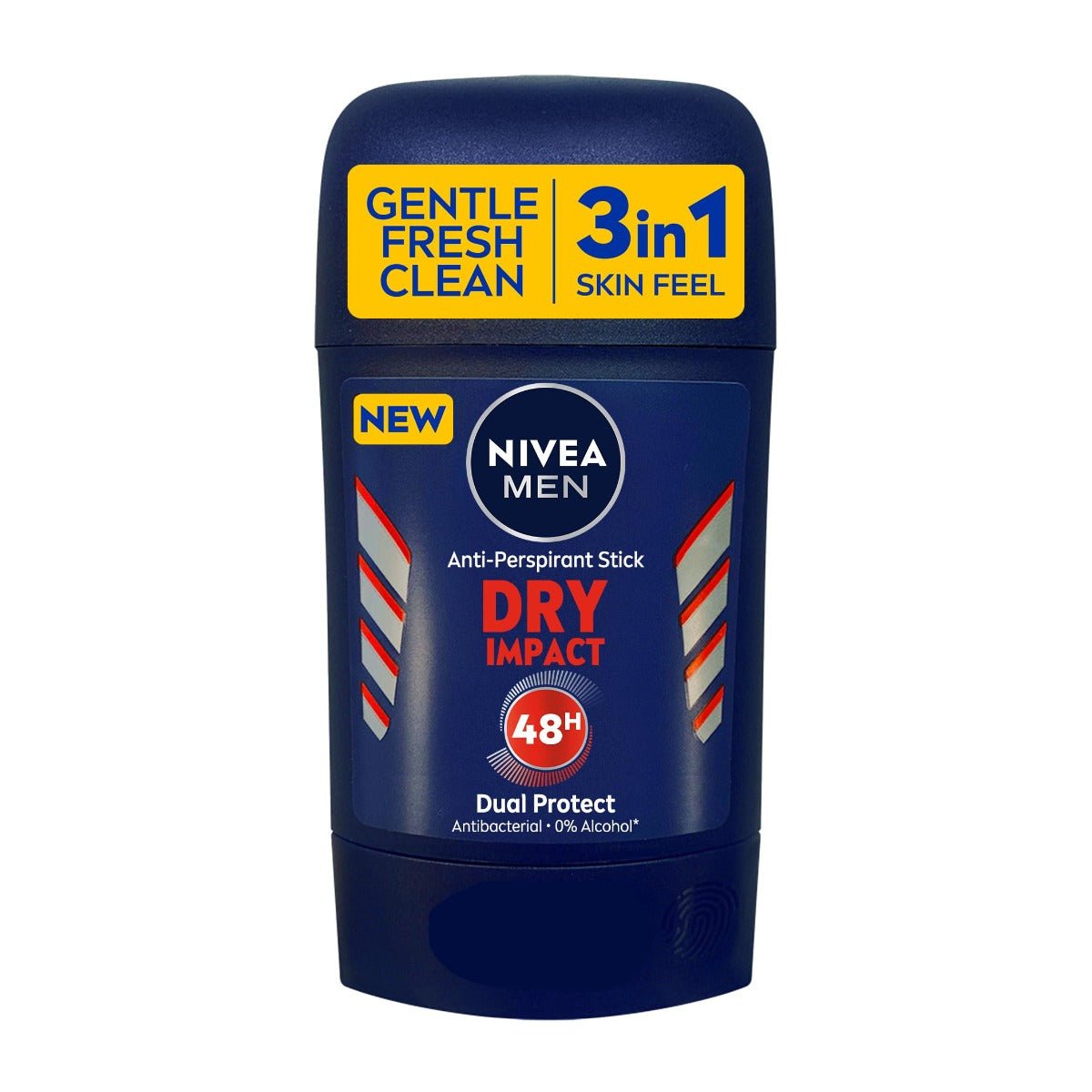 Nivea Men Dry Impact 3 In 1 48H Antiperspirant Stick - 50ml