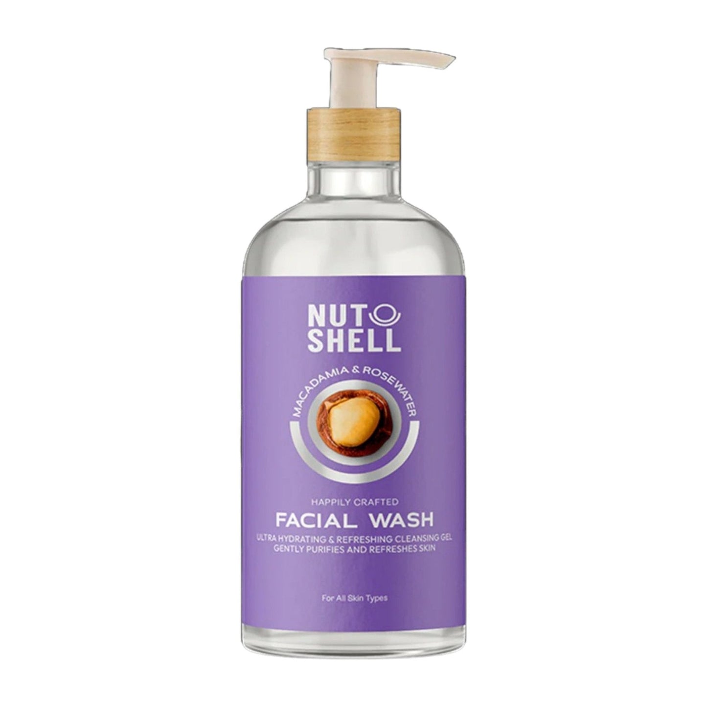 Nutshell Macadamia & Rose Water Facial Wash - 250ml