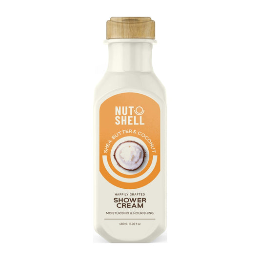 Nutshell Shea Butter & Coconut Shower Cream - 485ml